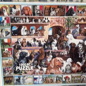 White Mountain Multicolor 1000 Piece “World of Dogs” Puzzle